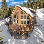 Winter Montana Cabin